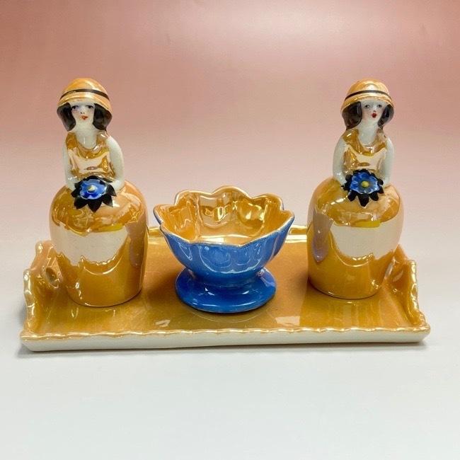 ノリタケ オールドノリタケ デコレディー アールデコ ソルト＆ペッパー