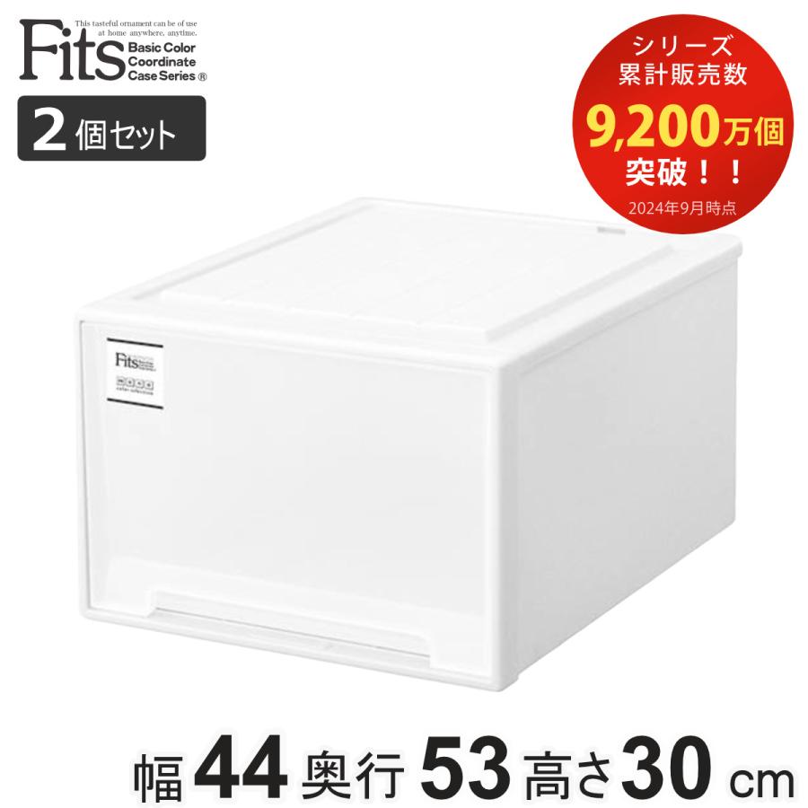 Fits 収納ケース フィッツケース クローゼット ワイドL-53 2個セット