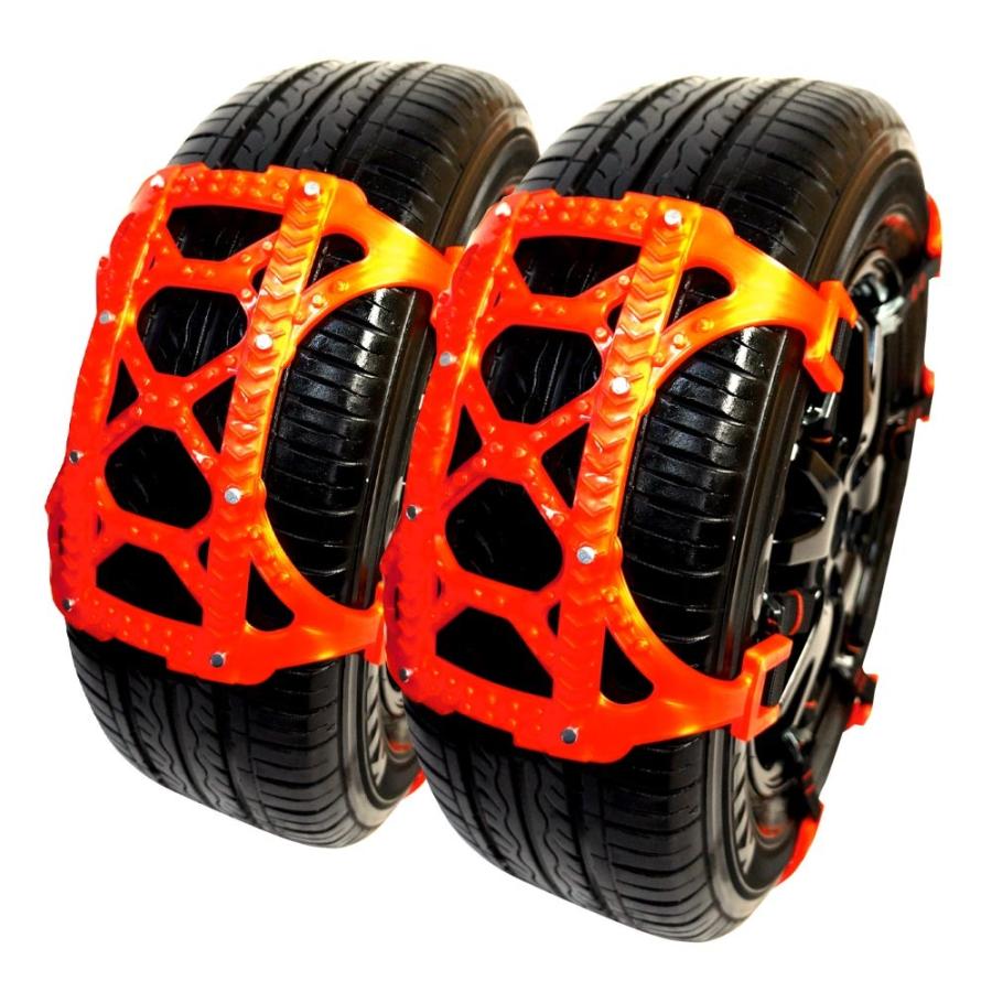 タイヤチェーン 非金属 簡単 サイズ 175mm〜285mm スノーチェーン