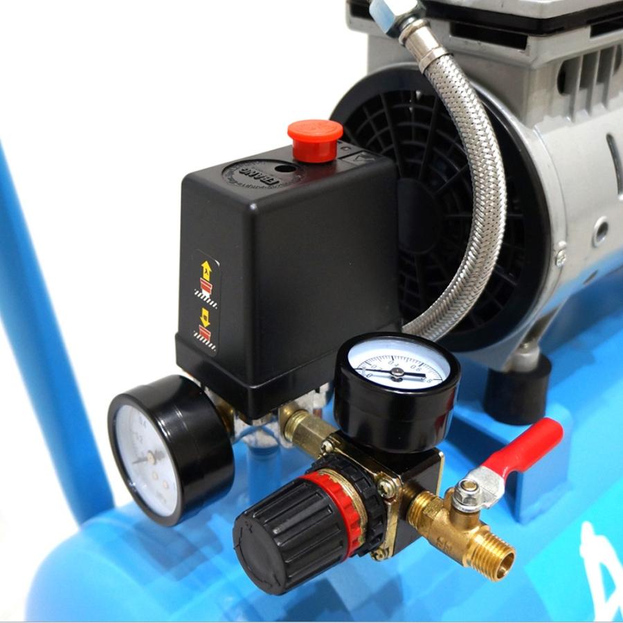 オイルレス エアーコンプレッサー 100V 12L 静音 家庭用 業務用 兼用