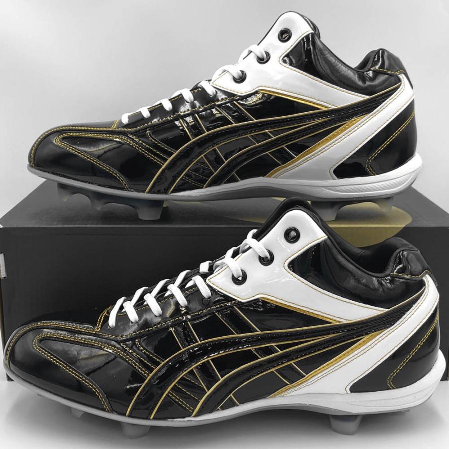 ASICS（アシックス） 【サイズ交換送料無料】ブラック×ゴールド 野球