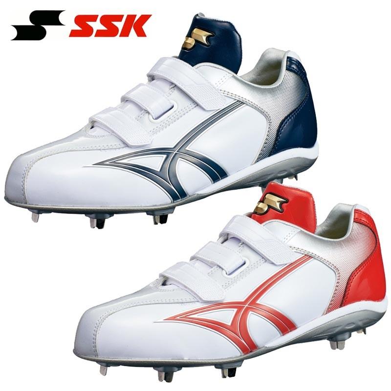 エスエスケイ（SSK） ホワイトネイビー26cmのみ 野球 埋込金具スパイク