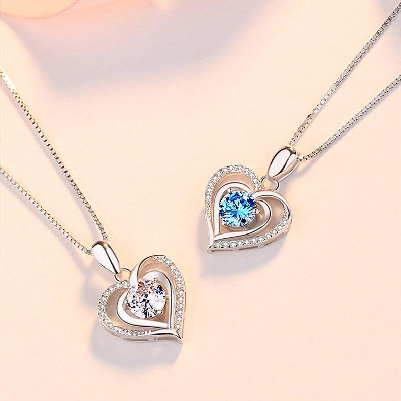 ネックレス ハート LOVE 愛 シルバー925 人気 プラチナ仕上げ 女性