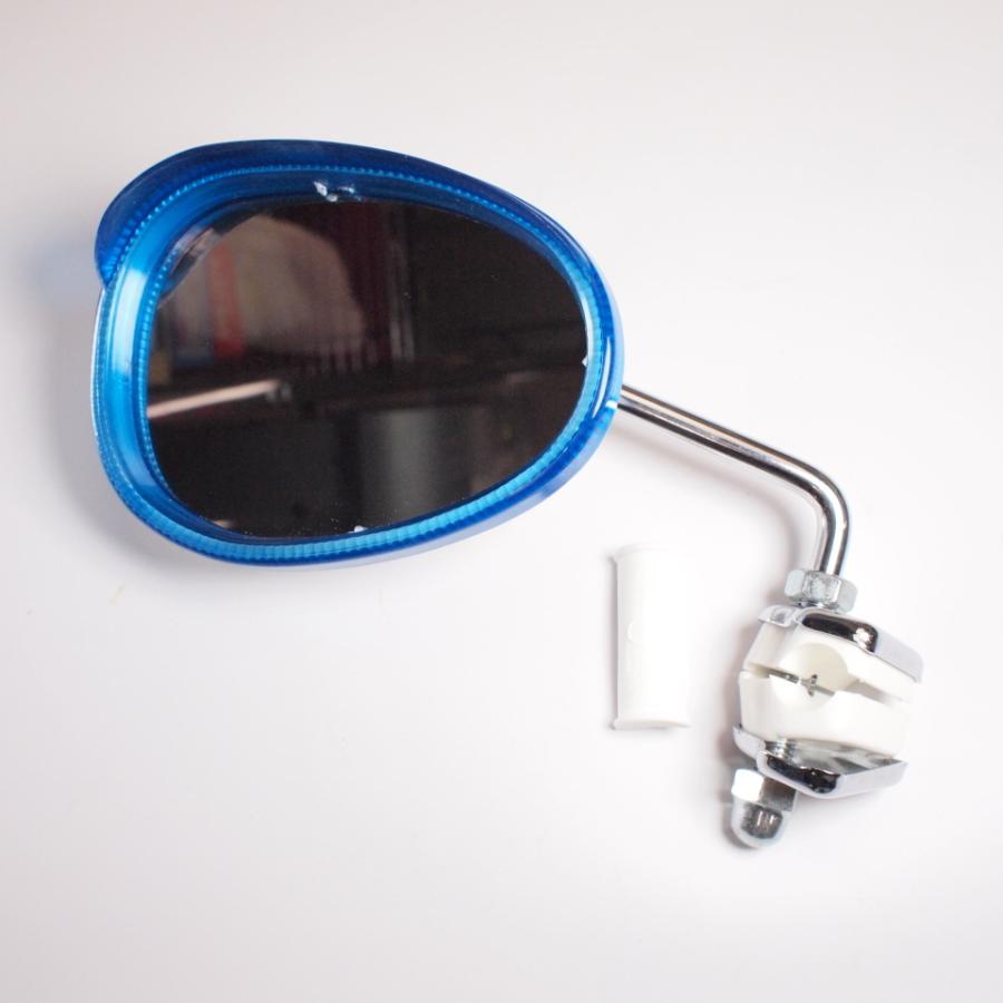 bumm クリップオン カウルミラー 左 シェルミラー 青 VESPA ベスパ