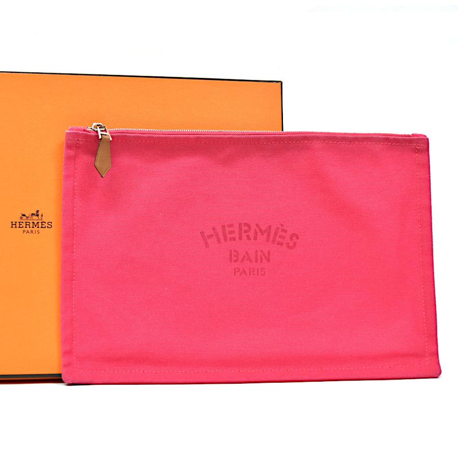 HERMES（エルメス） ポーチ ヨッティングGM キャンバス レディース