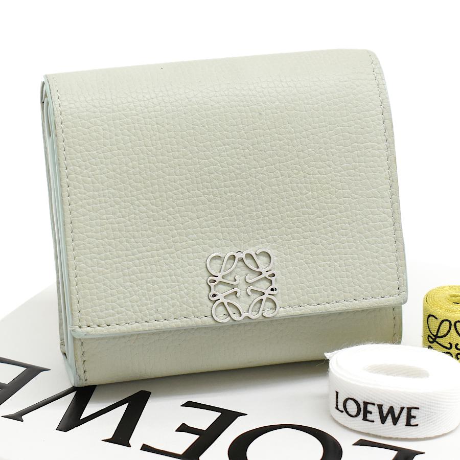 LOEWE（ロエベ） アナグラム コンパクト フラップ ウォレット 二つ折り