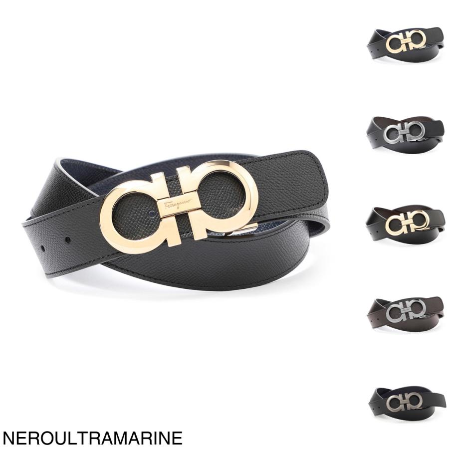 FERRAGAMO（フェラガモ） リバーシブル ベルト メンズ 675542-0714423