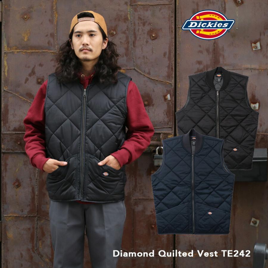 Dickies（ディッキーズ） TE242 Diamond Quilted Vest キルティング