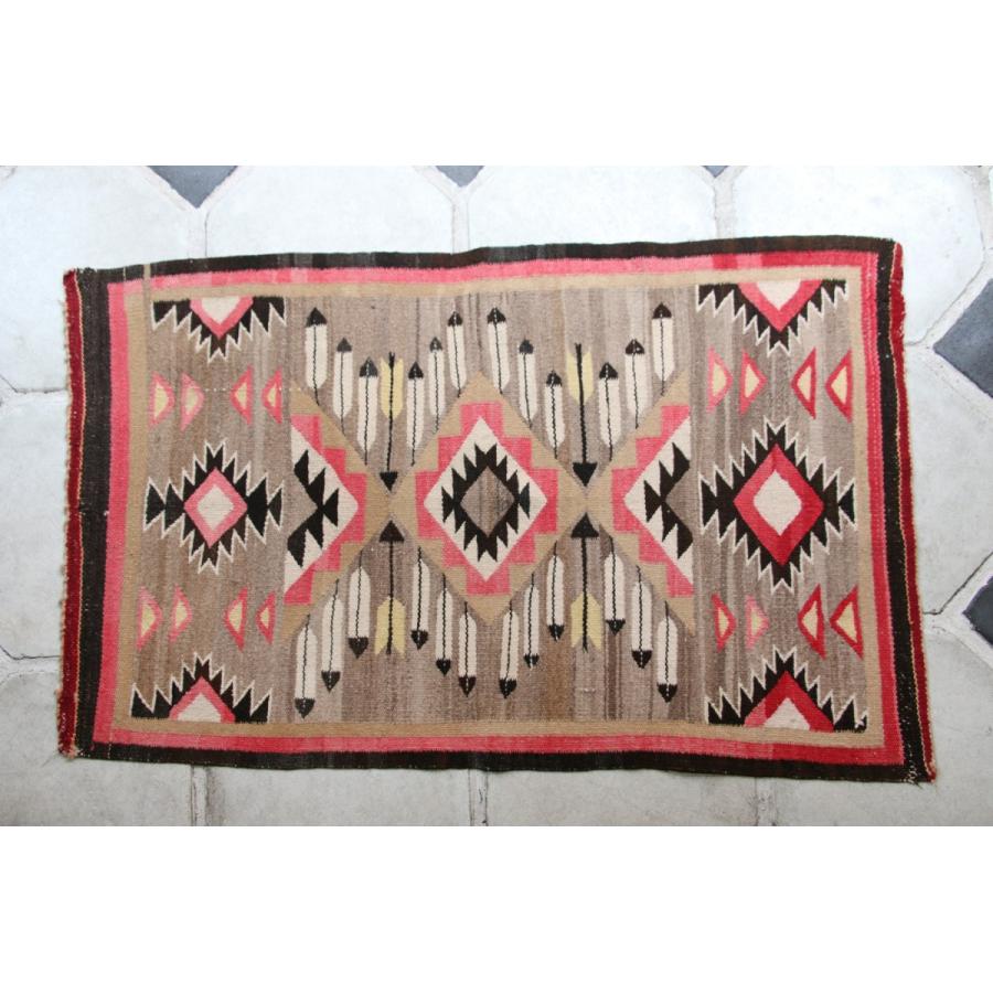 NAVAJO（ナバホ） 1920〜30's ビンテージ ナバホラグ 105cm×66cm