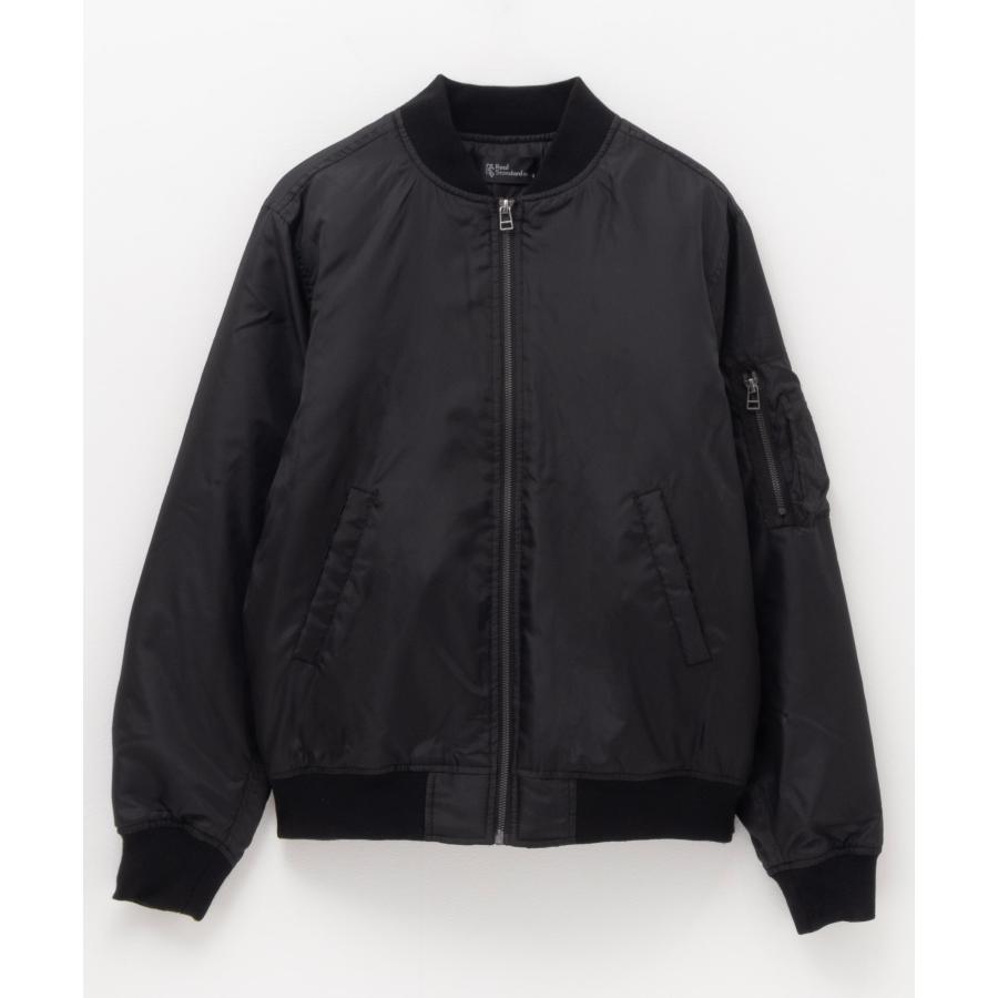 MA-1 フライトジャケット メンズ はっ水 袖リブ ポケット ブルゾン
