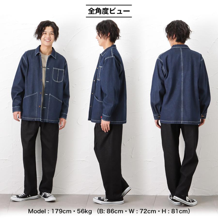 Dickies（ディッキーズ） カバーオール デニムジャケット メンズ 綿100