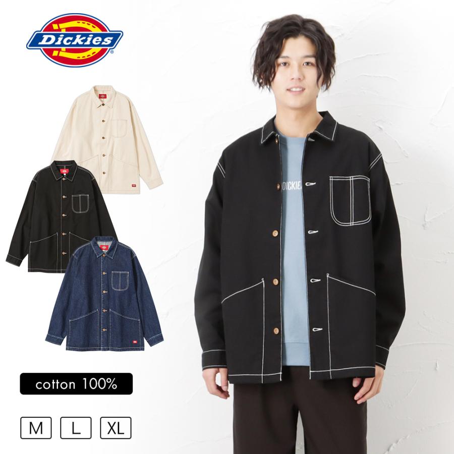 Dickies（ディッキーズ） カバーオール デニムジャケット メンズ 綿100