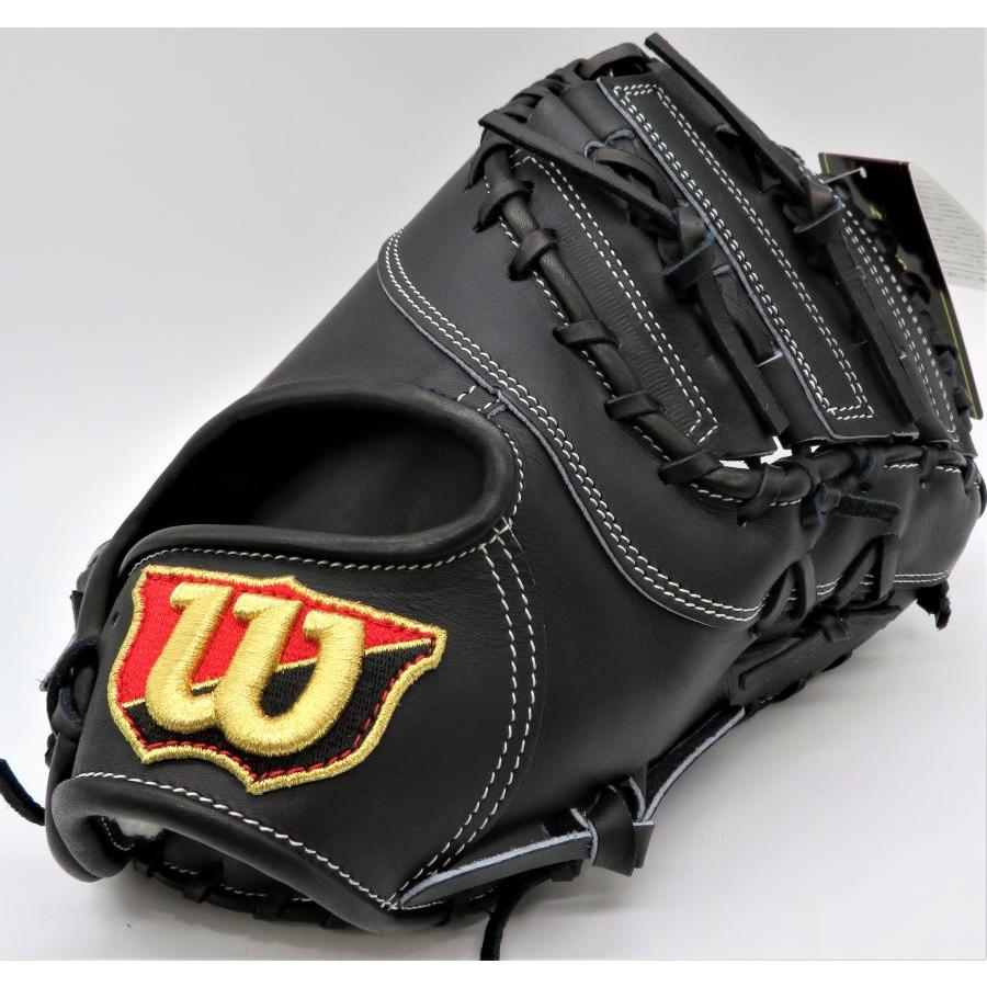 Wilson 硬式ファーストミット 黒 即戦力 Wilson 硬式ファーストミット