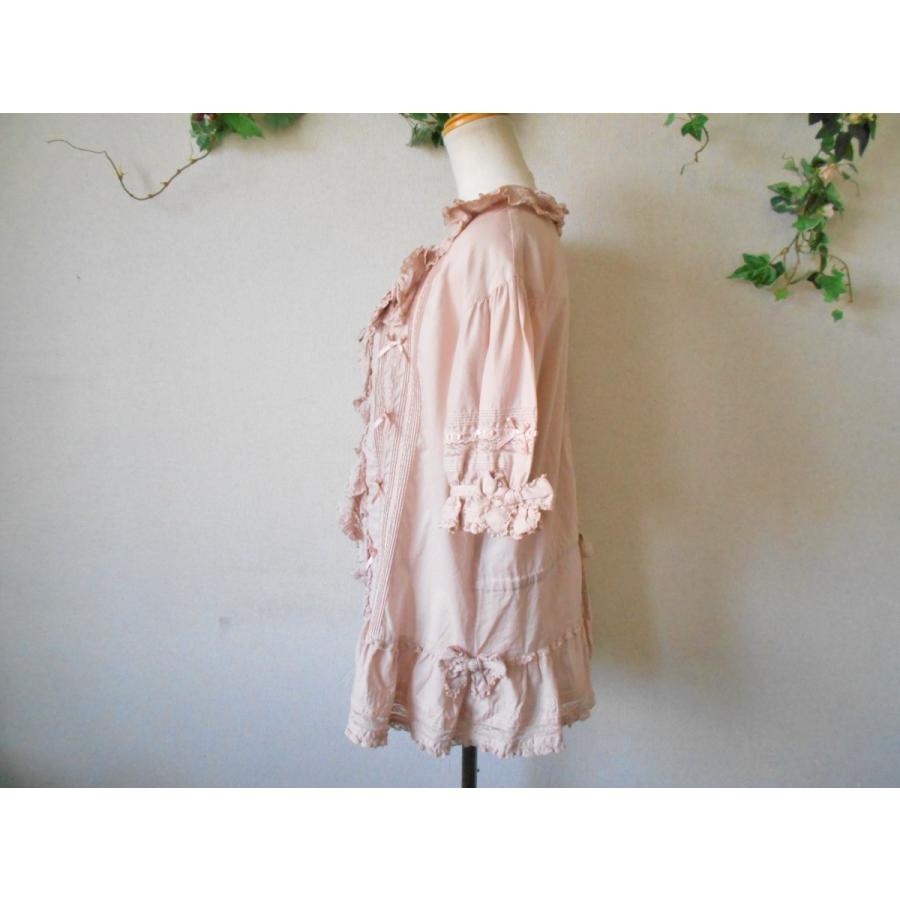 PINK HOUSE（ピンクハウス） 美品 フランスレース & ピンタック