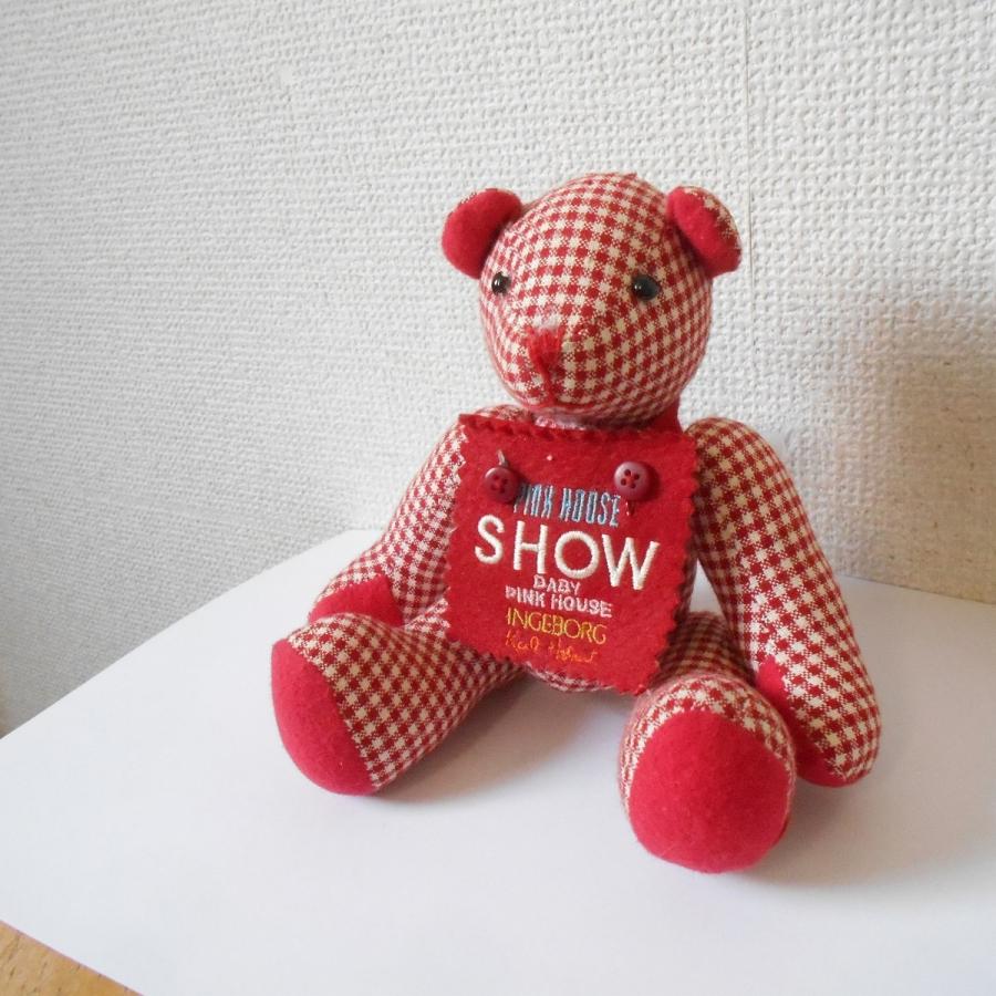 PINK HOUSE（ピンクハウス） ギンガムチェック テディベア クマさん 2