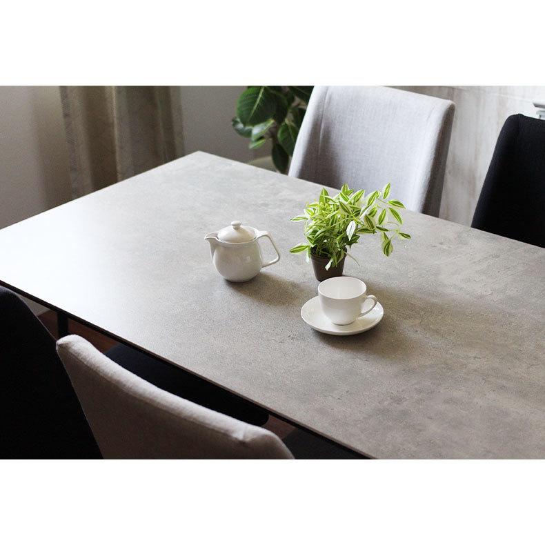 セラミックテーブル セラミック 150cm 石目調 ダイニングテーブル 4人