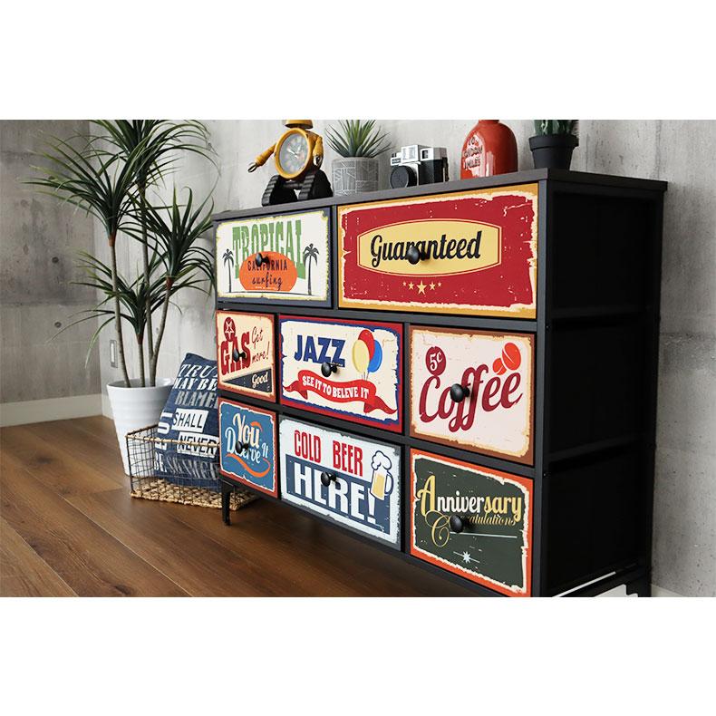 マナベインテリアハーツ チェスト 3段 幅103 ヴィンテージ 収納