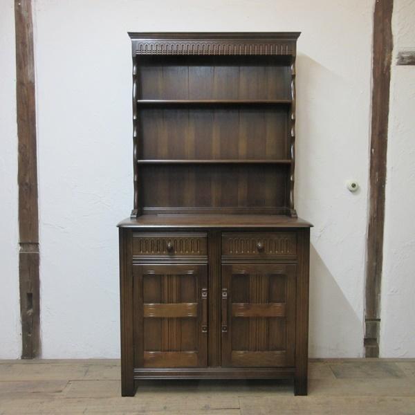 イギリス アンティーク 家具 ドレッサー カップボード キャビネット
