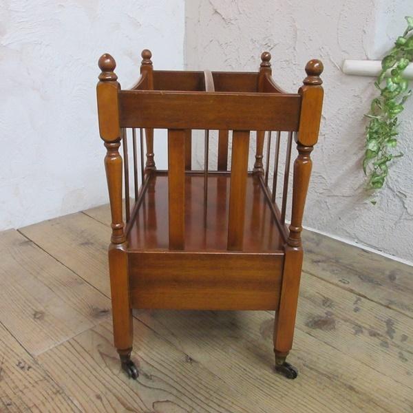 イギリス アンティーク 家具 マガジンラック カンタベリー 楽譜入れ