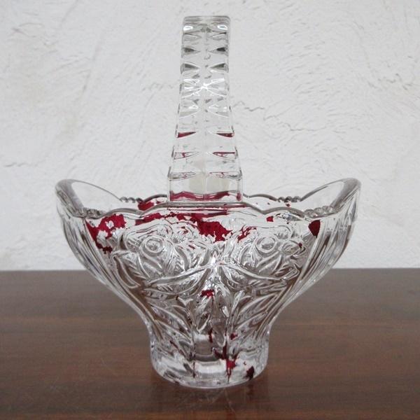 ドイツ製 インテリア雑貨 ガラス製 アンナヒュッテ クリスタルガラス