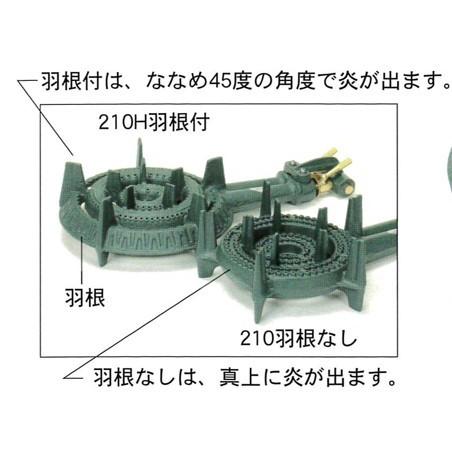 鋳物コンロ レギュラー タチバナ 下枠セット 二重 羽根なし 種火なし