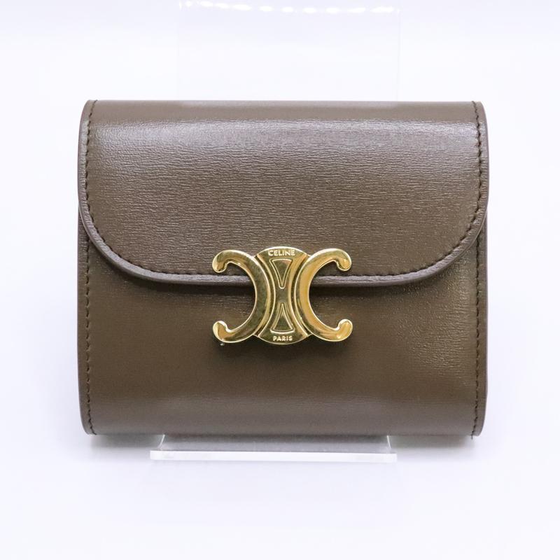 CELINE（セリーヌ） 未使用 スモールフラップウォレット トリオンフ