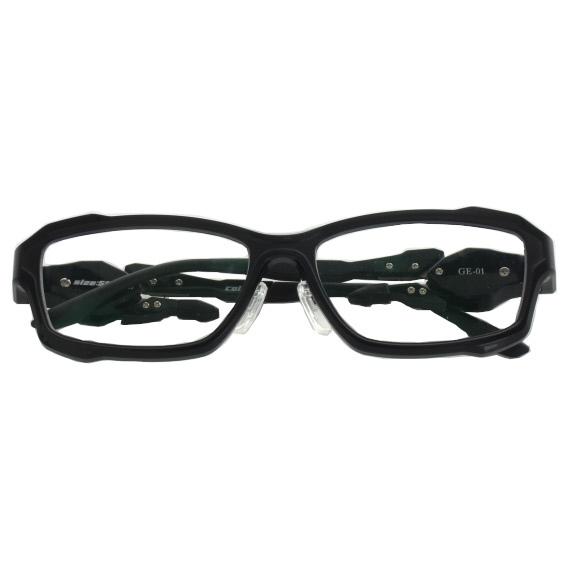 ゲーミング用メガネ GODEYE ゴッドアイ GE-01 56サイズ 黒蓮 ヘッド