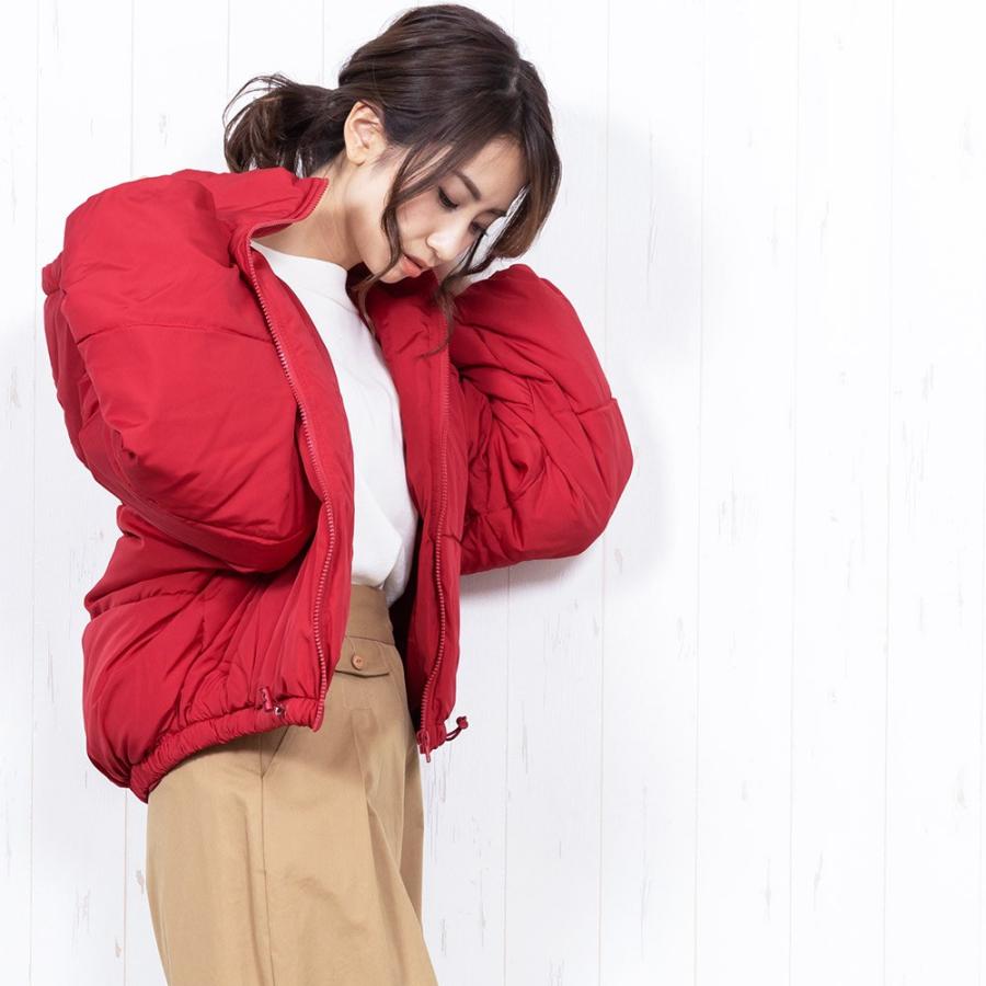 キレイめカジュアル レディース アウター フードファイバーダウン