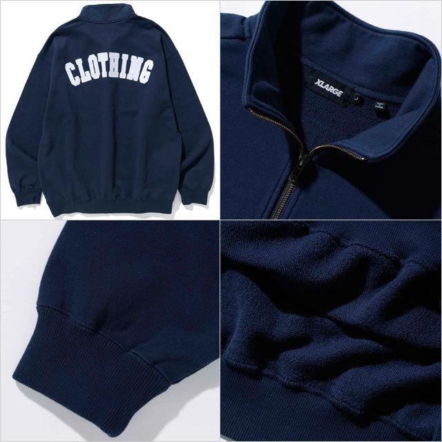 XLARGE（エクストラ ラージ） ハーフジッププルオーバースウェット