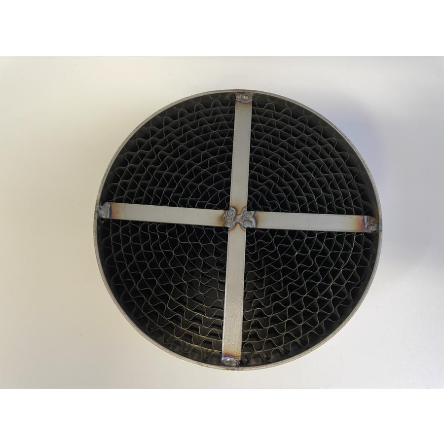 送料無料!! 競技用キャタライザー単品 115φ 全長50mm 50セル 汎用 触媒