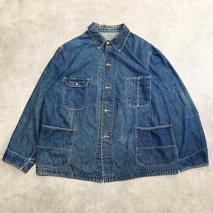 60'S BLUE BELL Denim Chore Jacket SIZE/48 60年代 ブルーベル デニム