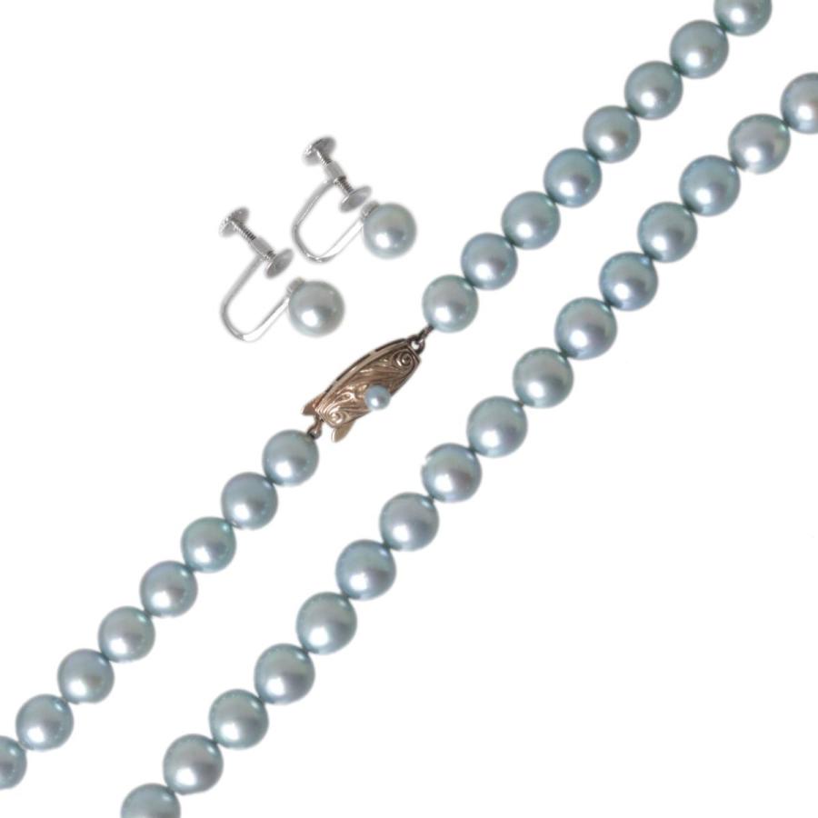 TASAKI（タサキ） 田崎真珠 パールネックレス ピアス セット 旧刻印 本