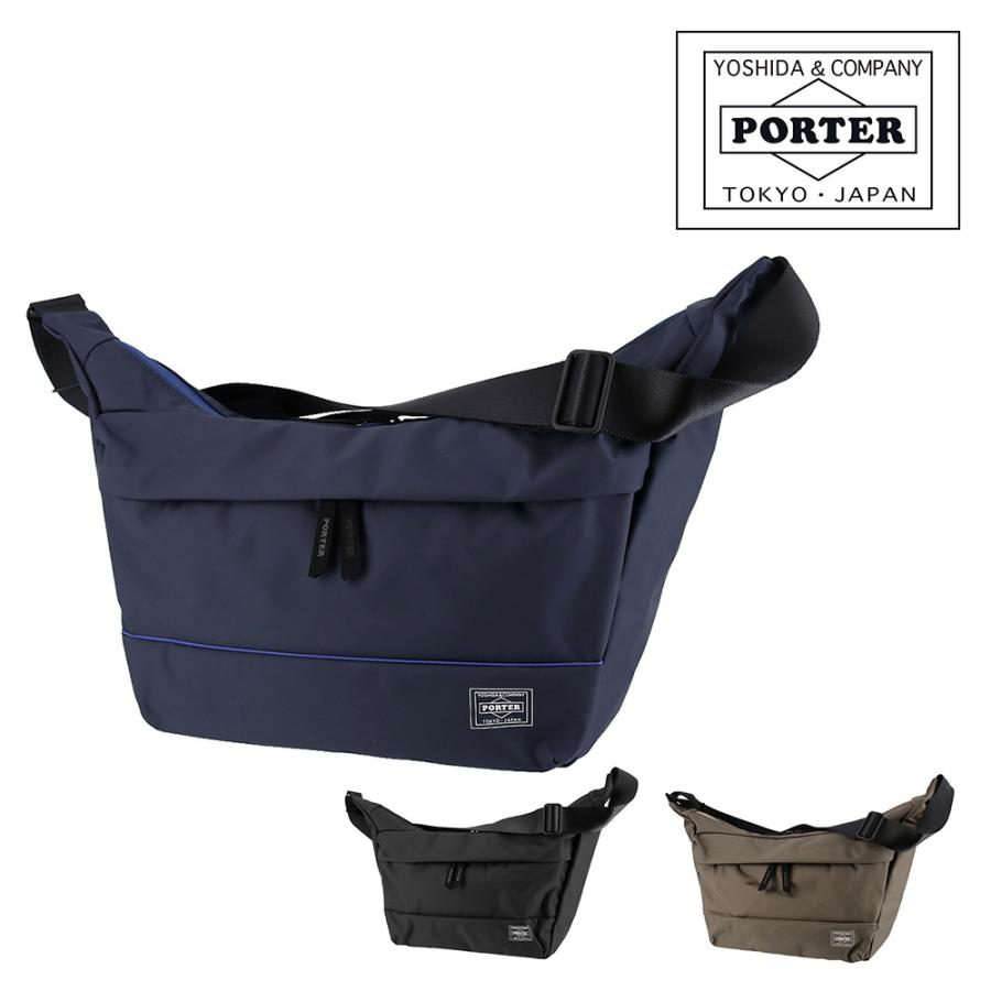 ワコマリア×PORTER ネイビー Wネーム ショルダーバッグ ワコマリア