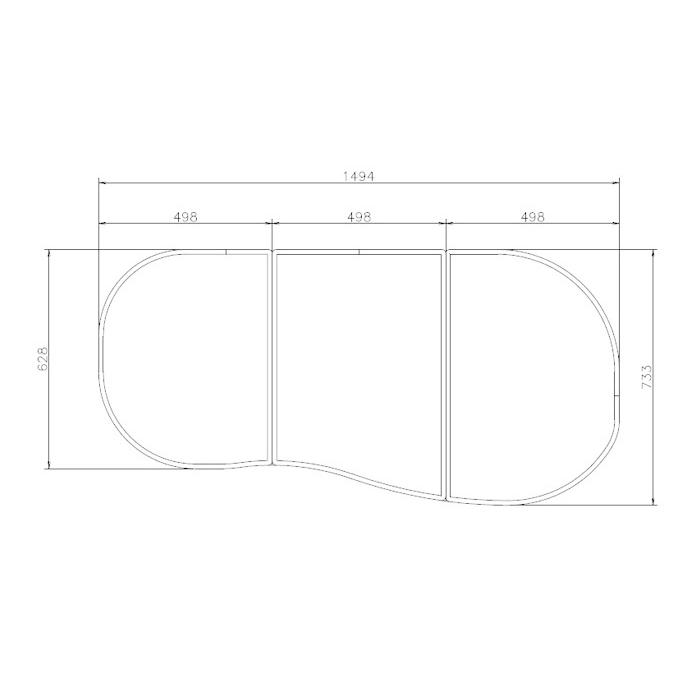 TOTO FFADDW2AX-S トクラス ヤマハリビングテック 風呂フタ 3分割