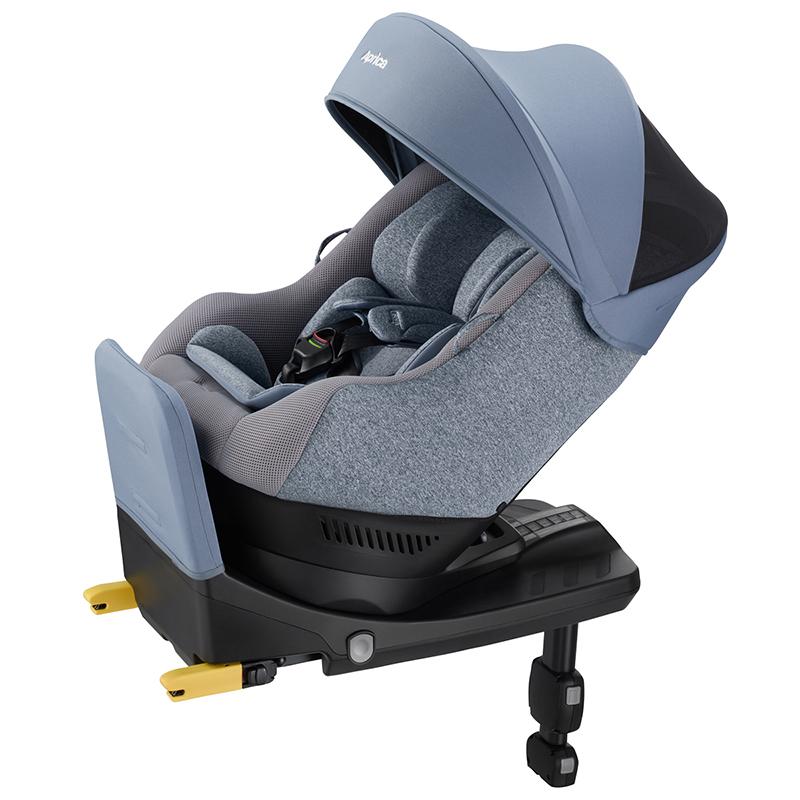 Aprica ISOFIX チャイルドシート Cururila+ 360°ネイビ アップリカ