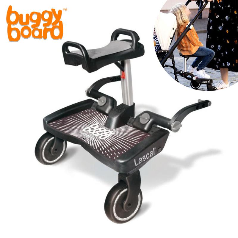Lascal ラスカル バギーボードマキシ+ サドルセット グレー ベビーカー