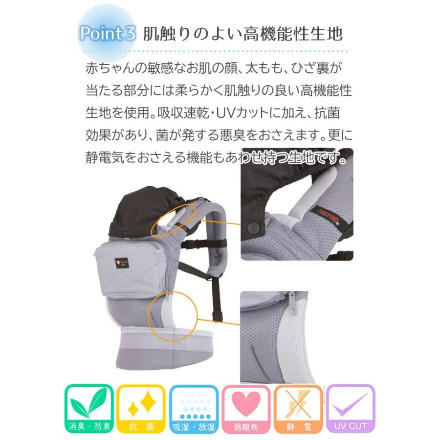 napnap ナップナップ ベビーキャリー Basic ベーシック メッシュ