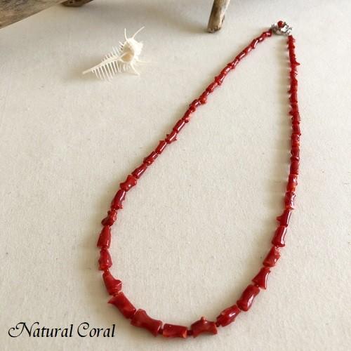 血赤珊瑚 ちあかさんご ネックレス ナチュラルコーラル 送料無料 A