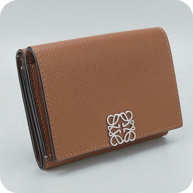 LOEWE（ロエベ） 中古 三折財布 レディース ブランド アナグラム