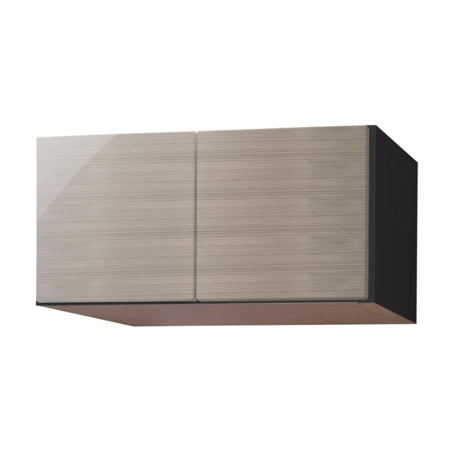 ニトリ（NITORI） 幅60cm 上置き(ラピス2BK ステンゴールド H33)食器棚