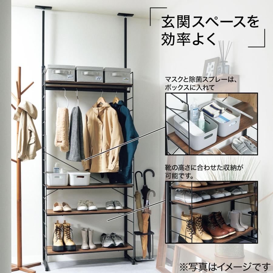 ニトリ（NITORI） Nポルダ用追加棚板(WW) 棚 スチールラック スチール