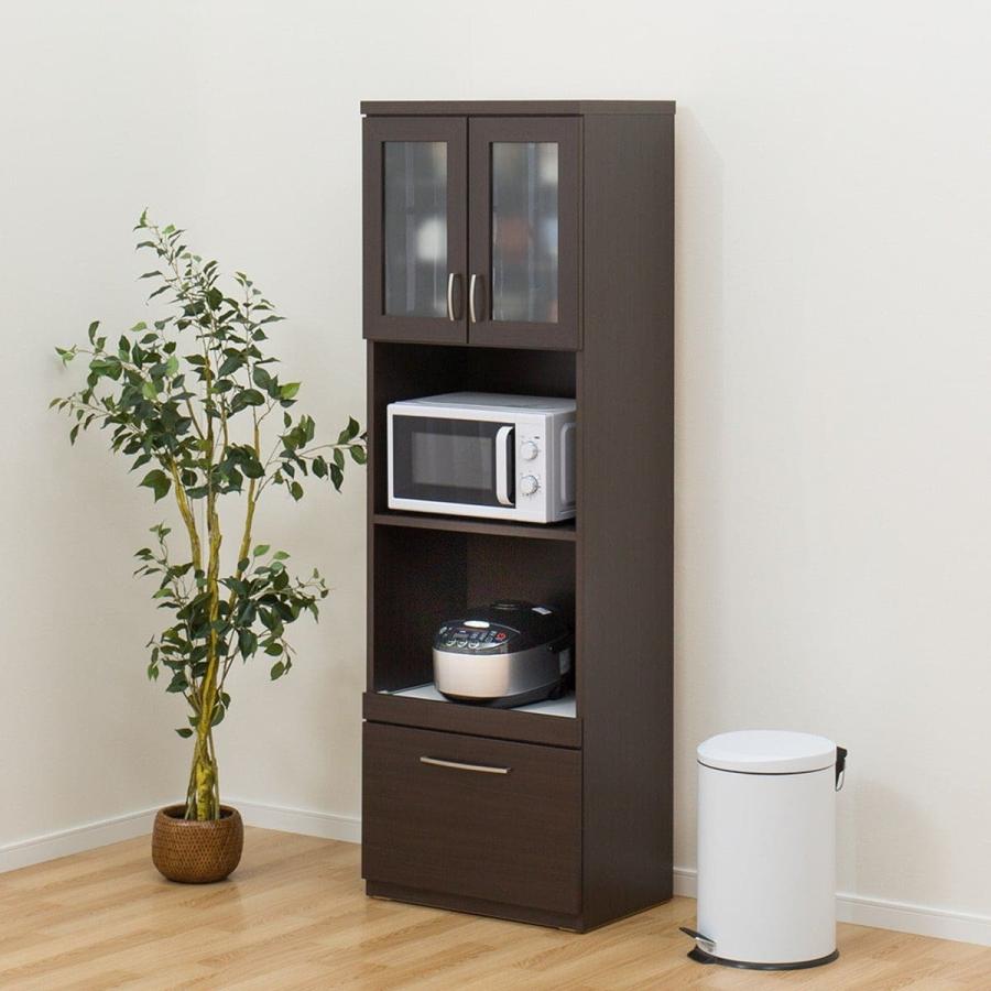 ニトリ（NITORI） 幅60cm レンジボード (コパン T 60RB DBR) キッチン