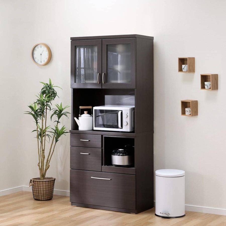 ニトリ（NITORI） 幅80 キッチンボード(コパン T 80KB DBR) ダイニング