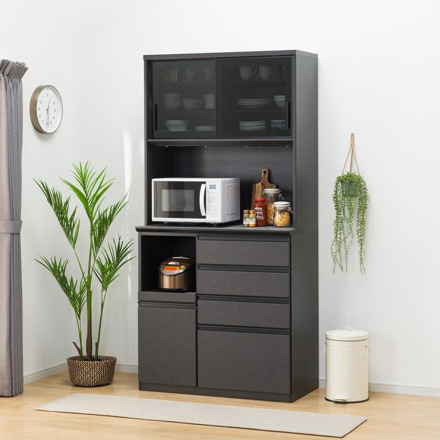 ニトリ（NITORI） 幅100cm キッチンボード(SP201 100KB GY) : ニトリ