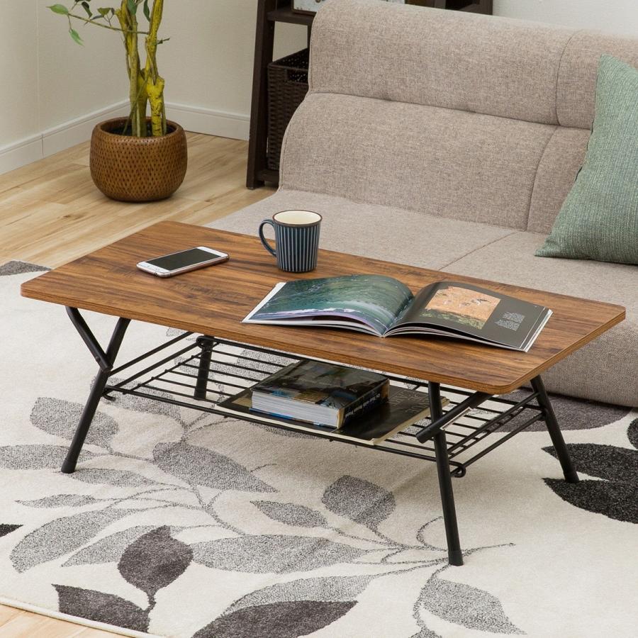 ニトリ（NITORI） 幅90cm 折りたたみテーブル 折脚テーブル(シェルフィ