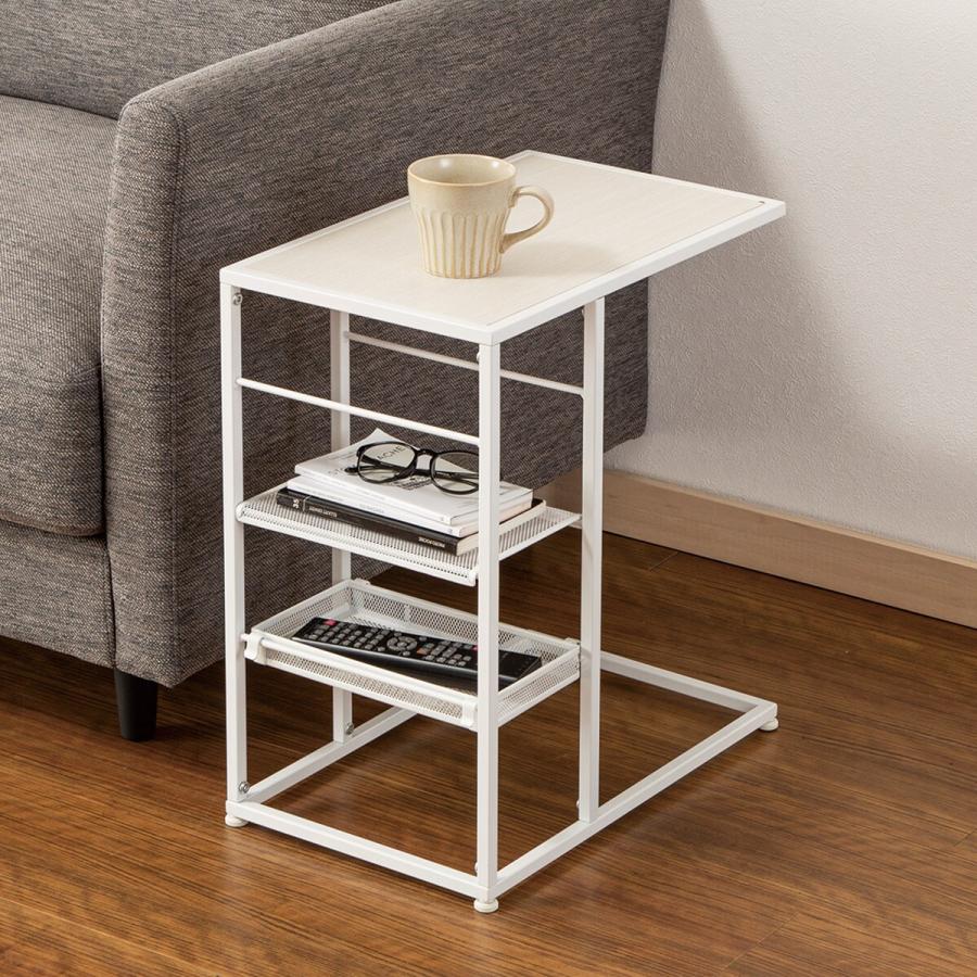 ニトリ（NITORI） サイドテーブル(NP 4530 ホワイトウォッシュ