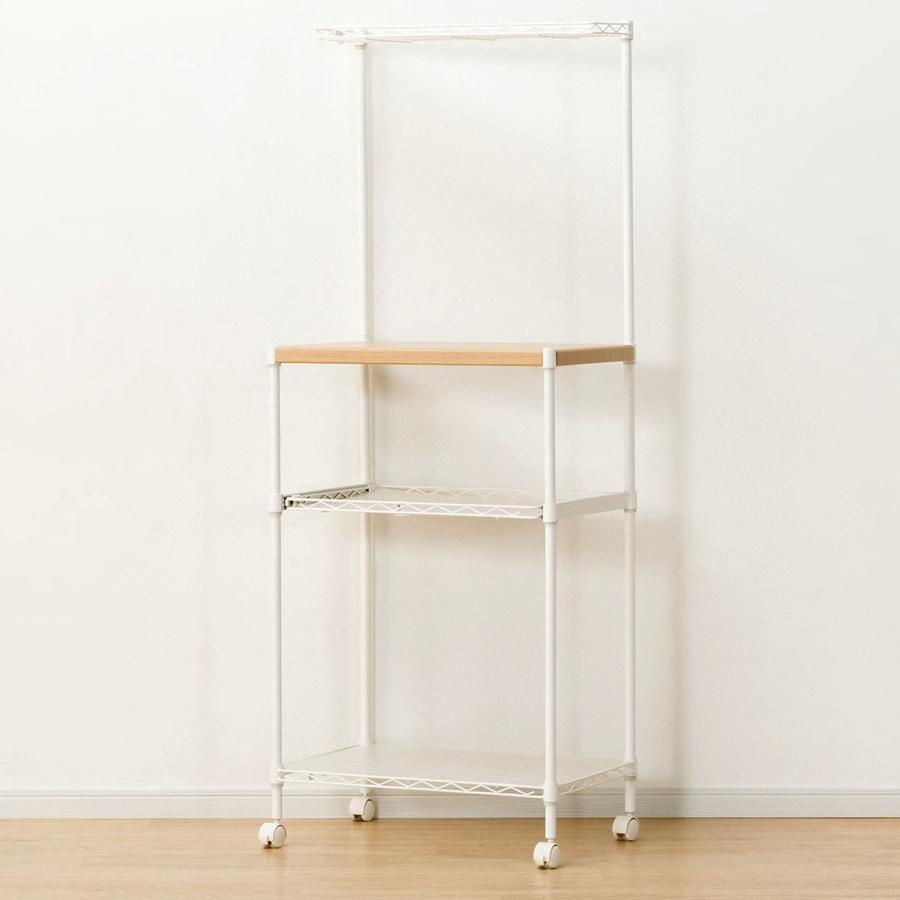 ニトリ（NITORI） レンジ台(KC6040-4 WH) レンジボード キッチン収納