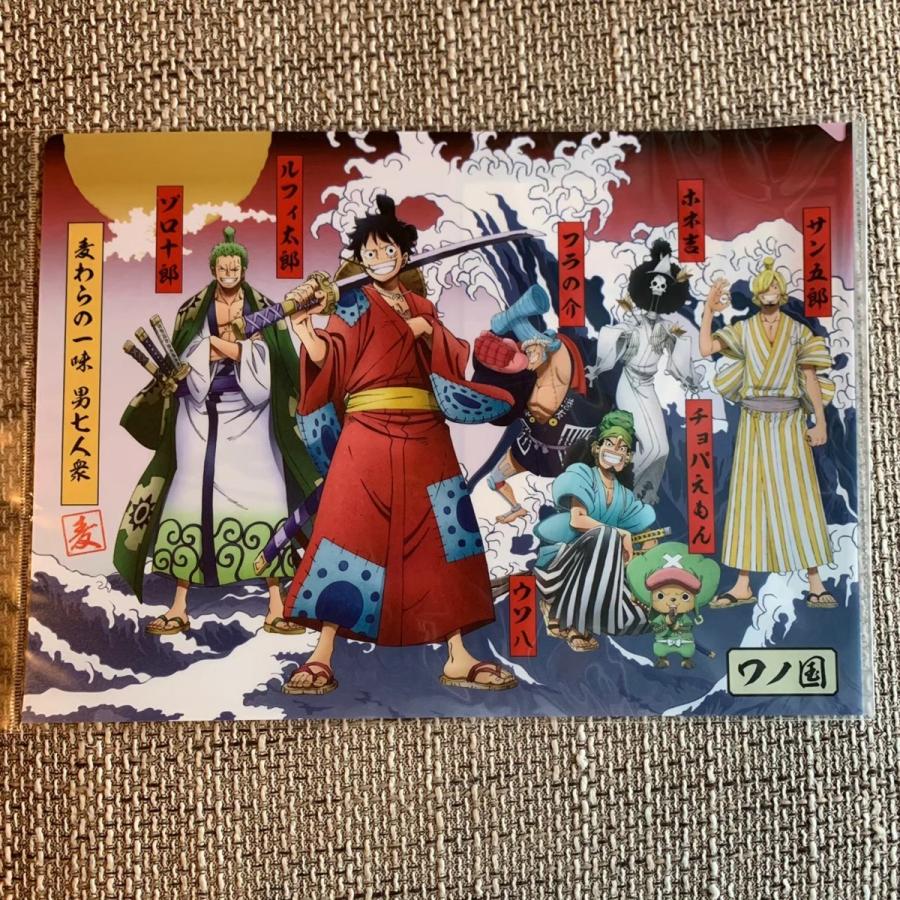 ☆ ONE PIECE ワンピース 麦わらストア 限定 ワノ国 クリアファイル