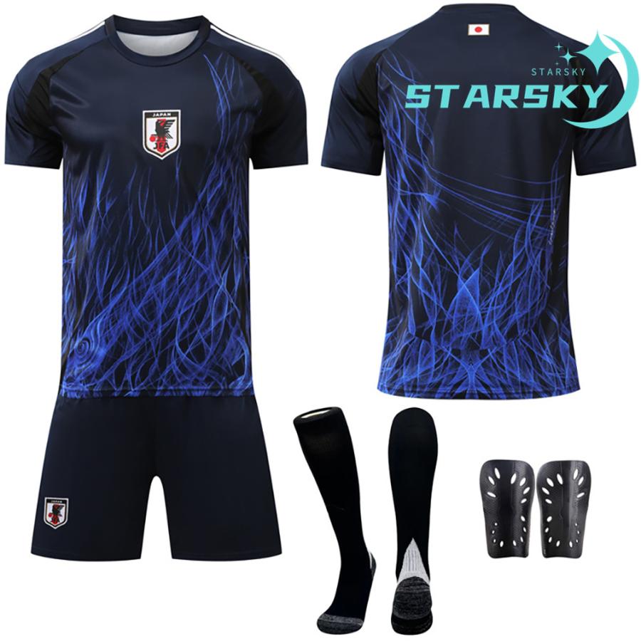 サッカー ユニフォーム上下セット 短袖日本チームユニフォーム2425