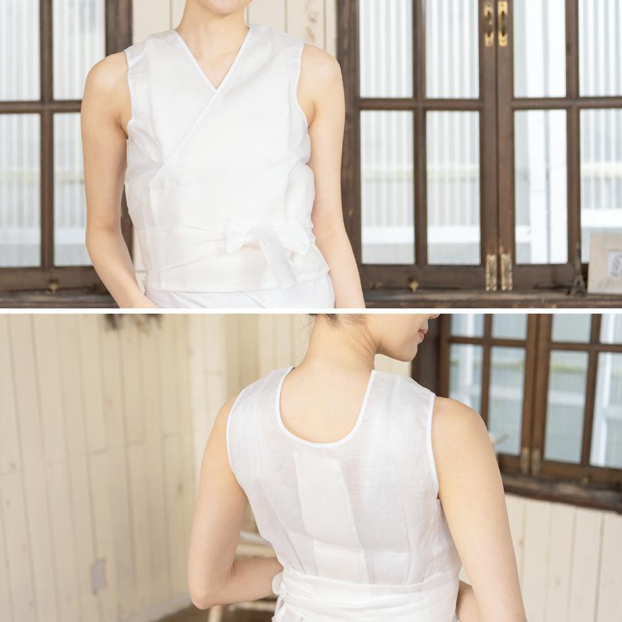 着物 補正下着 補正着 和装下着 近江の麻 白 オールシーズン 日本製